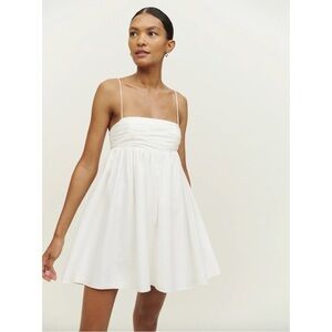 Reformation Catarina Mini Dress White